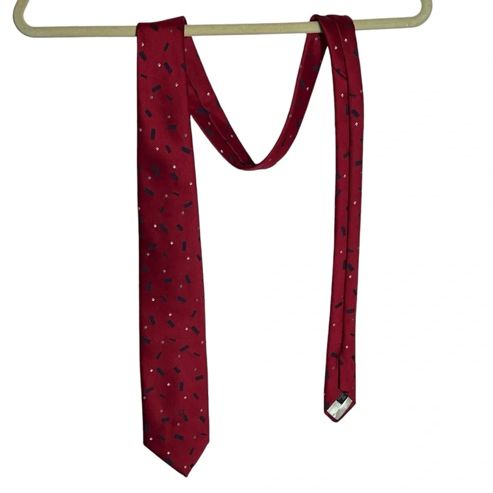 Givenchy Monsieur Red Logo Tie